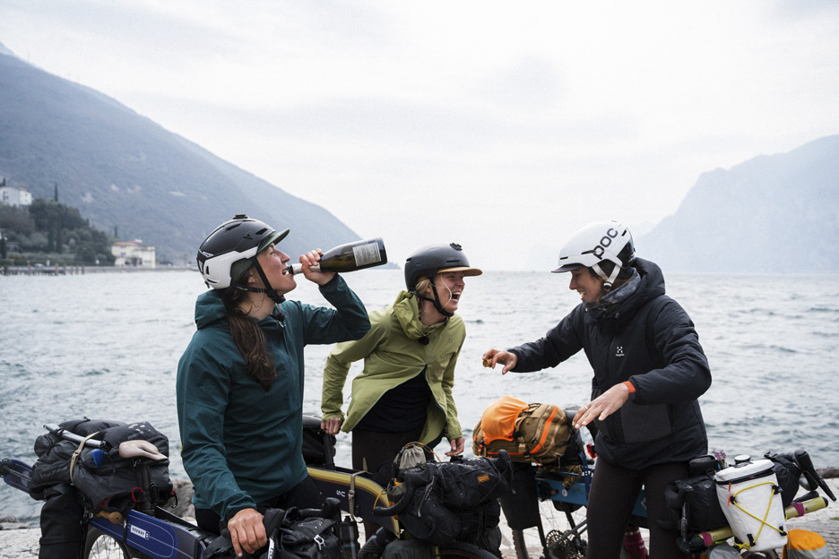 Die Dolomiten: Bikepacking und Skifahren