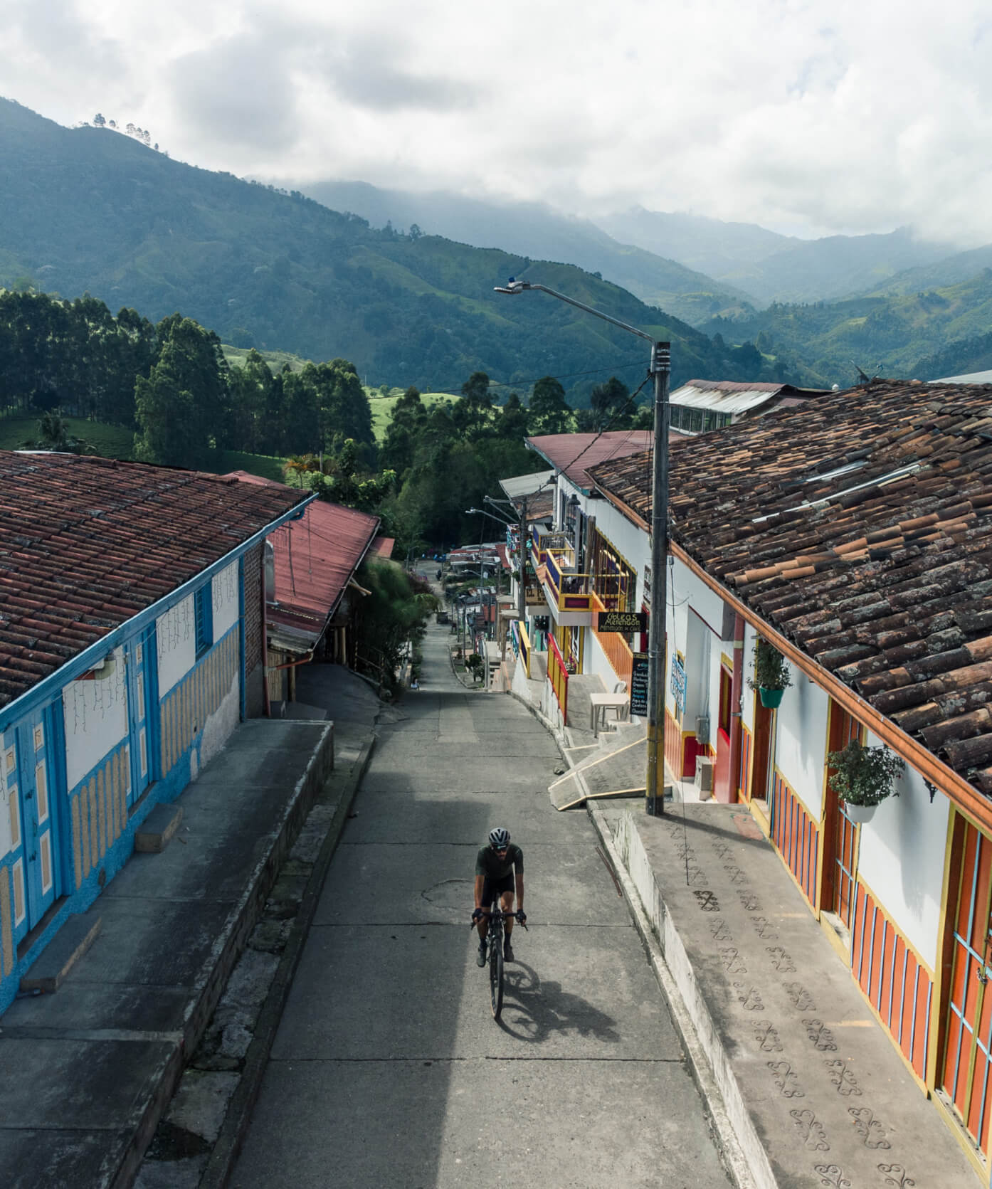 En gate i Colombia
