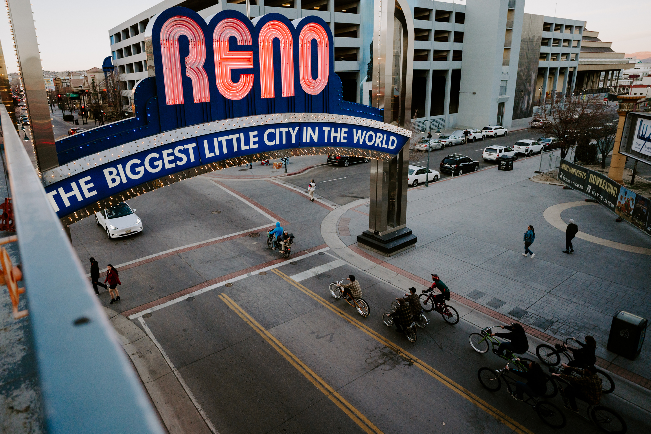 The Art of Grind riding downtown Reno