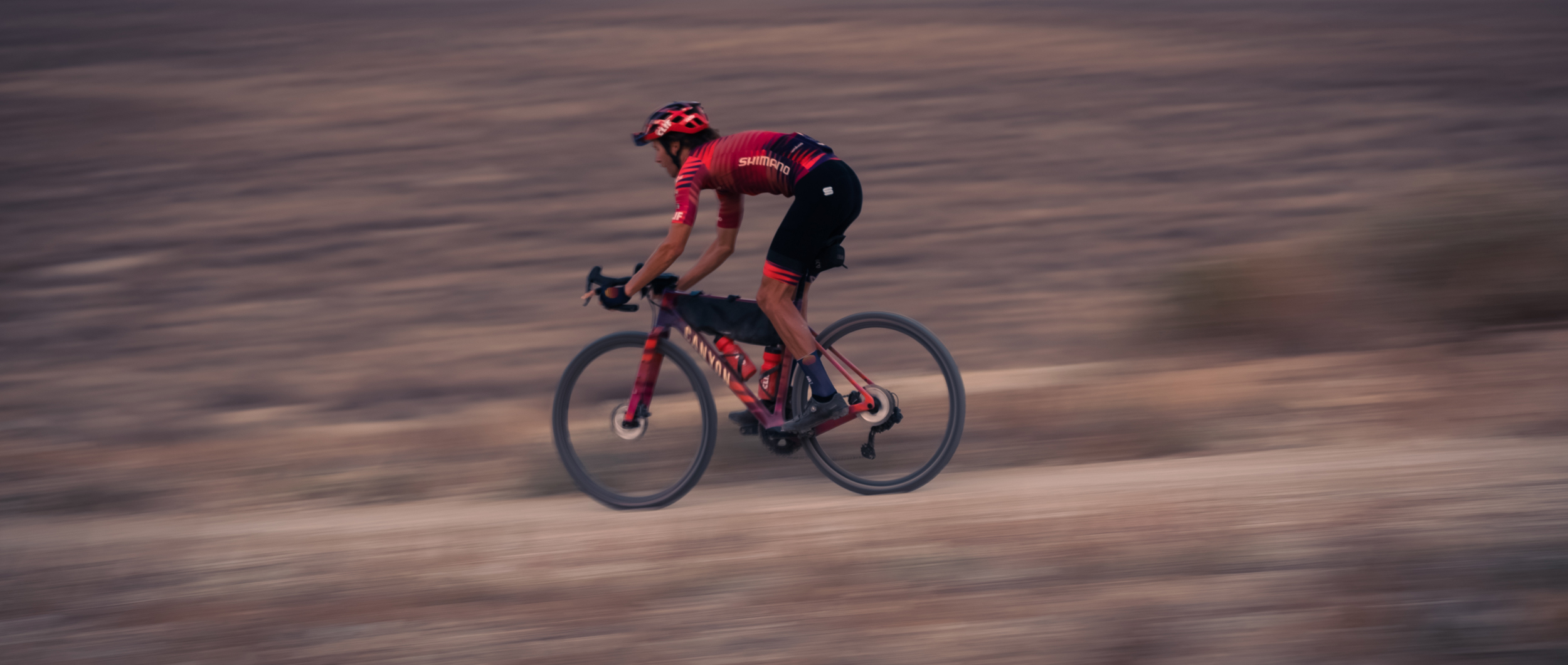 Peter Stetina riding gravel in Reno the Art of Grind 