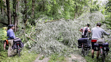 Bikepacking sur la piste cyclable de l'Isar