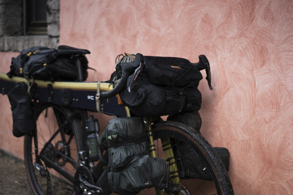 Bikepacking et ski dans les Dolomites