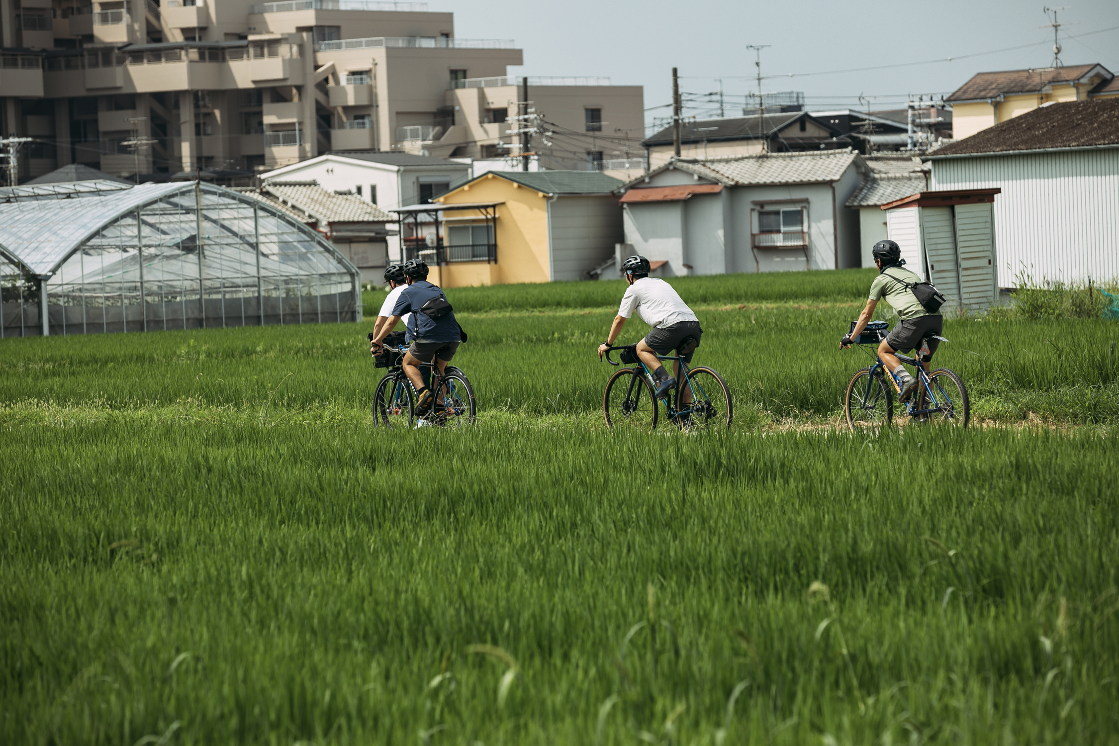 cyklar gravel i Sakai City Japan på Shimano GRX Limited