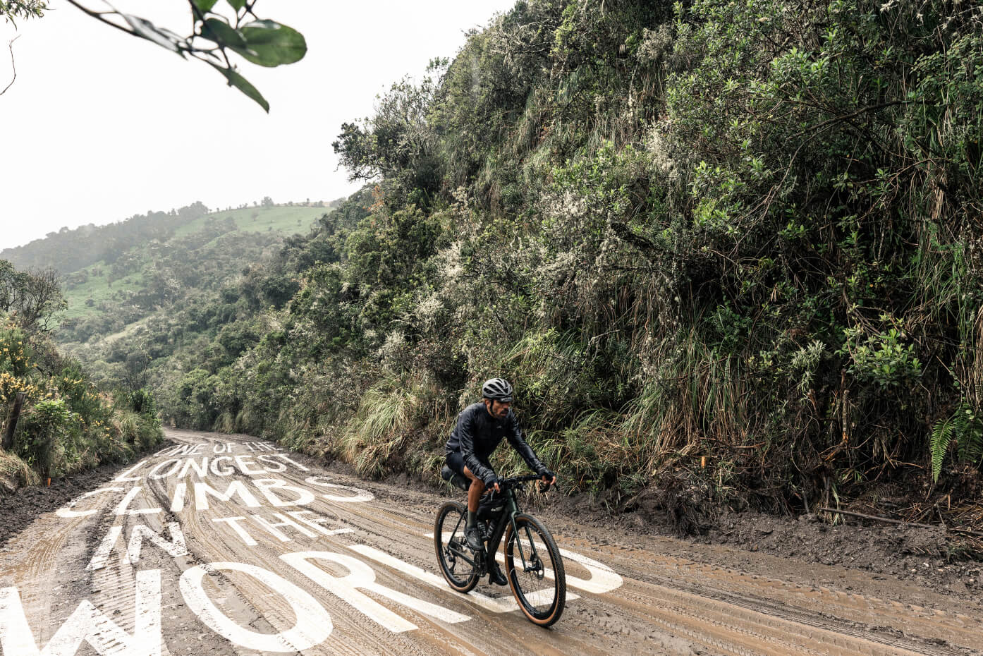 Riding Gravel in Colombia with shimano GRX