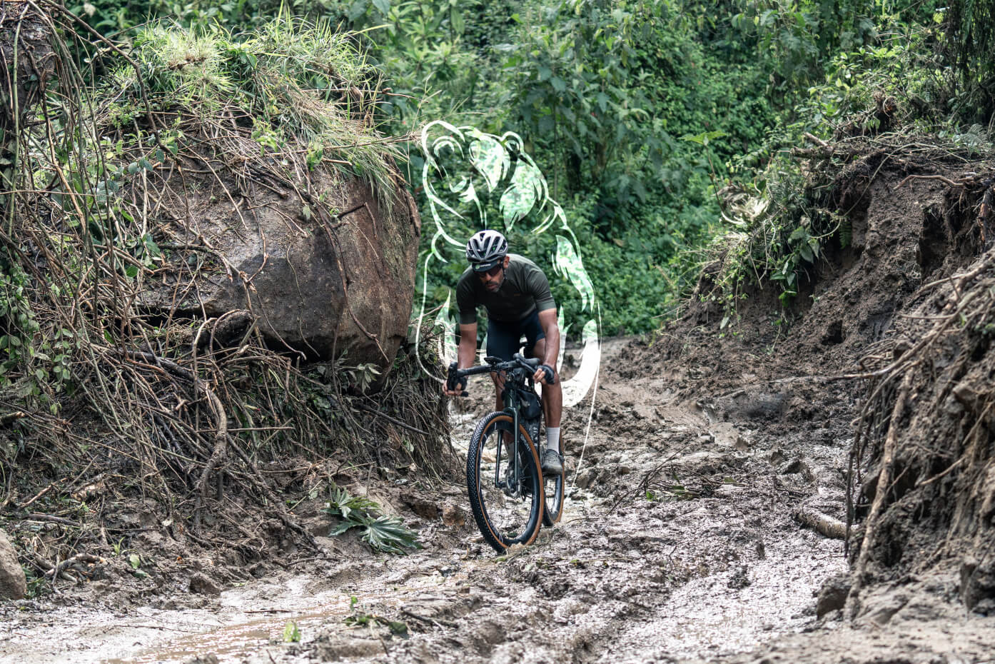Shimano gravel alliance riding in Colombia