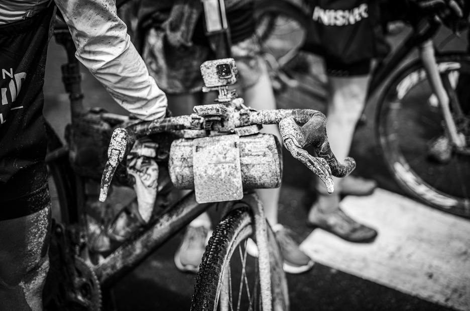 SHIMANO GRX Di2 shifters after riding the UNBOUND 100 gravel race 